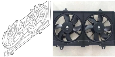 21481ET000 Pemasangan Kipas Penyejuk Radiator|Penggantian OEM